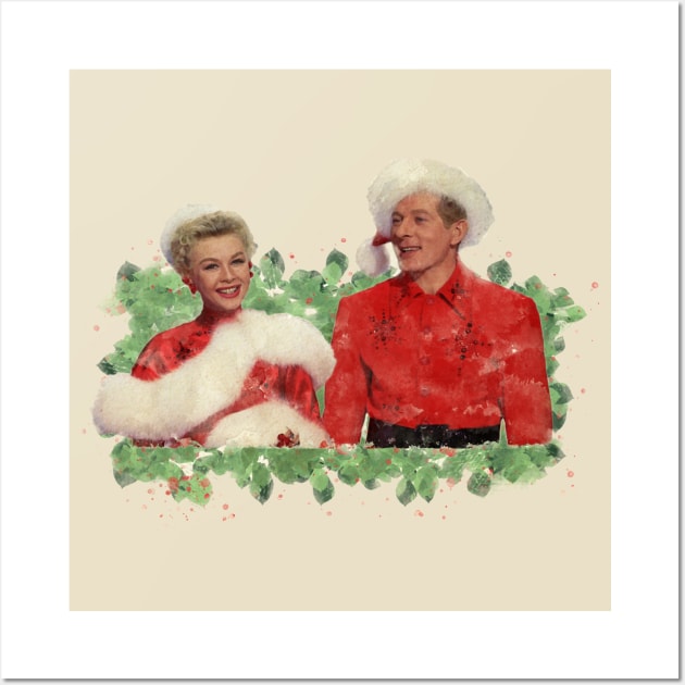 Phil & Judy (White Christmas) Wall Art by classicmovieart